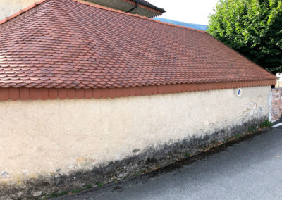 Rénovation toiture arrondie en tuiles écaille – Saint-léger 73