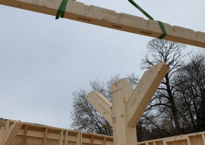 Construction maison ossature bois écologique en Savoie
