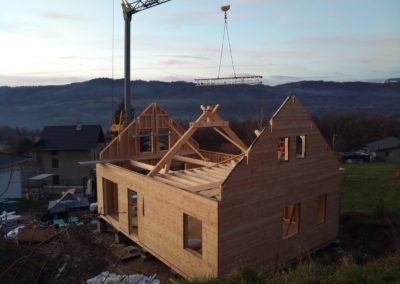 Construction maison ossature bois écologique en Savoie