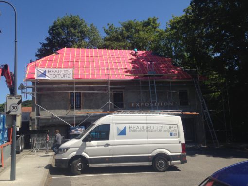 Rénovation de toiture de la salle des expositions à Tresserve – 73